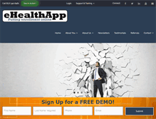 Tablet Screenshot of ehealthapp.com